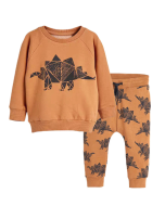 Little maven Europe and the United States children's fall and winter models children's sweater suit knitted cartoon long-sleeved children's suit fleece