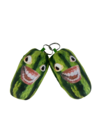 Explosive watermelon strips pendant quirky melon strips family members who understand ah under the head male vocal doll toys