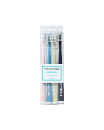 Silver Ion Antibacterial Soft Silk Toothbrush 4pcs Adults Silicone Gum Soft Bristle Toothbrush