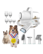 Neakasa P1 Pro Dog Clipper with Vacuum Cleaner, Quiet Clipper, Dog Cat Professional Pet Grooming Kit, Pet Hair Trimmer, Electric Dog Trimmer with 5 Proven Care Tools