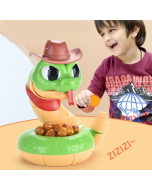 Electric tricky and scary rattlesnake toy