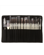 24 pieces/set canvas bag canvas wool gouache oil paint brush set