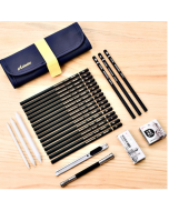 27-in-1 sketch pencil set, drawing tools, art supplies for students