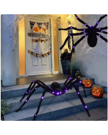 Halloween glowing spider decoration props outdoor