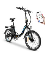 KAISDA K7 20*1.95 inch Tire Folding Electric Moped Bike Mountain Bicycle 350W Motor SHIMANO 21-Speed APP Control