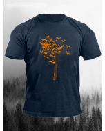 Fox Tree Print Men's T-Shirt