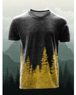 Men's Outdoor Golden Forest Short Sleeve Top