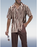 Short Sleeve Printed Walking Suit - Fission Two-Piece Revamped