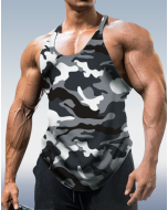 Men's Light grey Camo Sport Vest