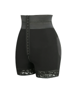 Crotch zip butt lifter trousers summer high waist shapewear butt lifter trousers tummy tuck strong