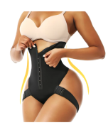 High waist hip hugger panties female European and American waistband postpartum shapewear butt lifter large size butt lifters