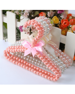 Dog clothes hanger rack cat clothing pet supplies girl heart pearl hanger