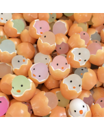 Cream Glue Mobile Phone Case Pendant Keychain Hairpin Luminous Egg Resin Charm For Decoration