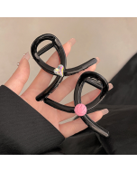 Korean fashion personality senior design sense love plate hair grab clip 2023 new hairpin female back of the head shark clip