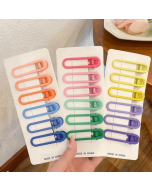 Forehead bangs clip side female headdress hair card hair grip hair accessories duckbill clip side clip no trace head clip