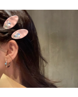 Super flash rhinestone star hair clips y2k candy color wave personality bangs clip side clip female hair card broken hair clip tide