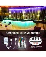 5050RGB light strip set 12V light strip 24-key remote control LED light strip RGB light strip