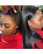Straight Raw Brazilian Human Hair Hd Full Lace Front Wig Natural Human Hair Extension Lace Frontal Wig