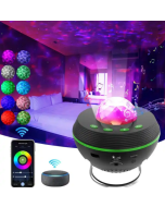 projector lamp kids with music,room galaxy light projector for bedroom BLACK