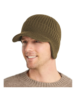 Elastic Warm Ear Protection Knitted Hat