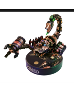 Robotime Rokr Emperor Scorpion 3D Puzzle with Motor & Light Interactive Funny Assembly Moveable Toys Gifts for Teens Adults MI04