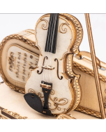 Robotime ROKR Violin Capriccio Model 3D Wooden Puzzle Easy Assembly Kits Musical DIY Gifts for Boys&Girls Building Blocks TG604K