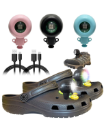 Cave Shoe Light Rechargeable HeadlightsforCroc Outdoor Lighting Hiking Camping USB Warning Shoe Lights