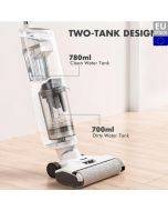 Neakasa PowerScrub 2 Wet Dry Cordless Vacuum Cleaner, 3 in 1 Vacuum Wash and Mop, 18000Pa Strong Suction, 780ml Clean Water Tank, Self-Cleaning, Eco / Max mode, Up to 30 mins Runtime, LCD Display