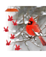 Solar Cardinal Wind Chime Light