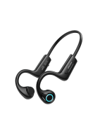 AWEI A886Pro Air Conduction Earphone bluetooth 5.2 HiFi Sound IPX4 Waterproof 18g 240mAh Battery Smart Touch Control Dual Device Link Sports Earhook Earphone - Black