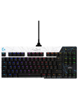 Logitech G PRO K/DA Gaming Mechanical Keyboard with US Layout, RGB Lightsync, TKL Design, Detachable Cable, and GX Brown Tactile Exclusive Switch - League of Legends KDA Official Edition
