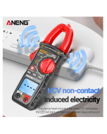 ANENG PN201 AC/DC Current Clamp Meter 600A Clamp Multimeter Current Resistance Capacitor Diode NCV Data Retention