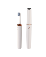 HT10 Smart UV Sterilization Sonic Electric Toothbrush Portable Travel Electric Toothbrush (White)