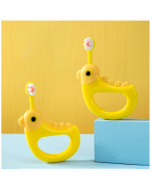 2 pieces selling RAOYI cartoon Little Yellow Chicken Soft fur baby toothbrush (yellow)