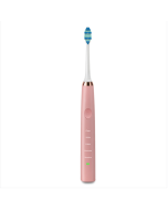 Ultrasonic waterproof electric toothbrush USB charging (pink)