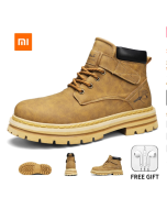 Xiaomi Youpin 2023 Men's Shoes Winter Snow Boots for Men Retro Ankle Boots Shoes for Men Large Size 39-45