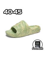 OEING Casual Slippers for Men Bathroom Outdoor Sandy Beach Relief Color Block Summer EVA Soft Light Comfortable Large Size 40-45