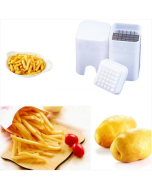 Q-314 Multi-Functional Kitchen Gadget Potato Slicer (Color: White)