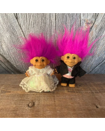 Pink Hair Mini PVC Vintage Trolls Doll