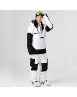 Colorful Windproof Waterproof Ski Suit for Men and Women