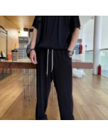 2023 New Ice Silk Mens Casual Set, Sweatpants Set Running Stretch Sportswear