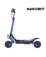 NANROBOT D4+MAX 2400W Dual Motor Electric Scooter, 68KM/H Top Speed, 64KM Range, 10-Inch Off-Road Tires, Hydraulic Brakes