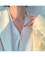 S925 Sterling Silver Sky Star Bean Women's Necklace