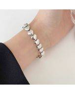 925 Sterling Silver Retro Open Bracelet Handpiece2