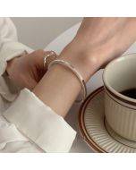 925 Sterling Silver Retro Open Bracelet Handpiece12