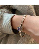 925 Sterling Silver Retro Open Bracelet Handpiece25