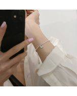 925 Sterling Silver Retro Open Bracelet Handpiece33