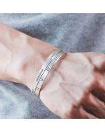 925 Sterling Silver Retro Open Bracelet Handpiece35