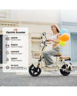 iScooter Y16 14-Inch City Ride E-Scooter Dual Comfortable Seat with Baskets 1200W 48V20Ah Long Range 90-100km Electric scooter