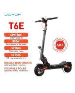 JOYOR T6E Adult Electric Scooter 500W Motor 48V18AH Battery E-Mountain E scooter 10" Off-Road Tire Foldable E-Scooter